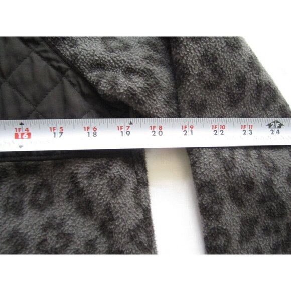 Women's J Crew Leopard Sherpa Pattern Pullover Sz S (WS57) - Picture 5 of 8
